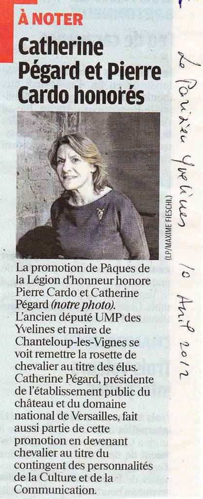 Le Parisien - Yvelines du 10 avril 2012