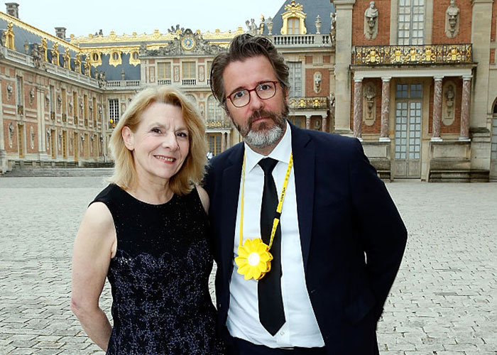 Catherine Pégard et Olafur Eliasson